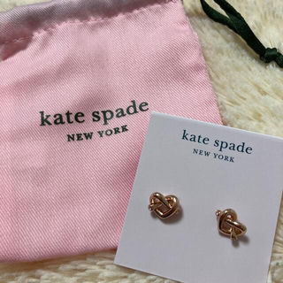 ケイトスペードニューヨーク(kate spade new york)のkate spade ピアス　ピンクゴールド(ピアス)