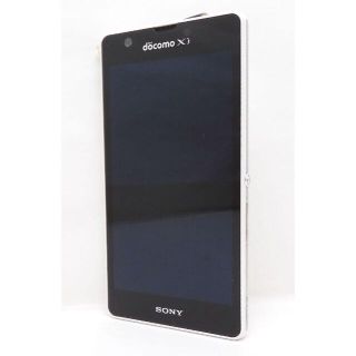 エヌティティドコモ(NTTdocomo)の【稼働品】Sony Xperia A SO-04E White(スマートフォン本体)