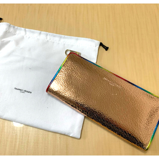 ツモリチサト(TSUMORI CHISATO)のツモリチサトキャリー　メタルクラッキング　長財布(財布)