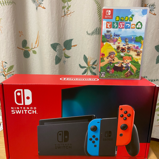 家庭用ゲーム機本体【美品】Nintendo Switch 本体&あつまれどうぶつの森 スイッチ