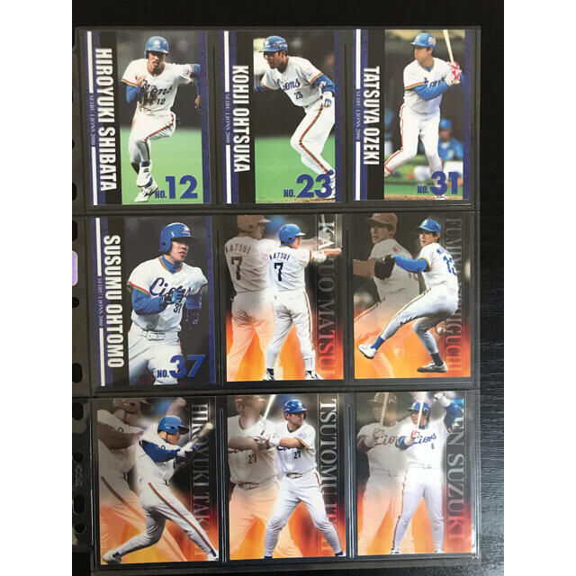 プロ野球カード　西武ライオンズ　2000年　59枚　ブロッコリー社製