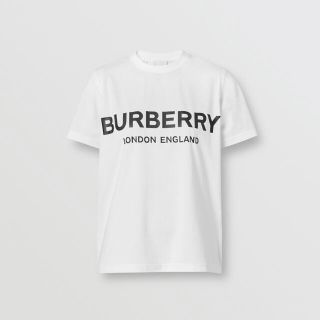 バーバリー(BURBERRY)の【新品】BURBERRY ロゴ Tシャツ ユニセックス ホワイト XS(Tシャツ(半袖/袖なし))