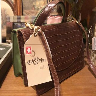 キャセリーニ(Casselini)の【 Casselini 】レザーショルダーバッグ 2way(ショルダーバッグ)