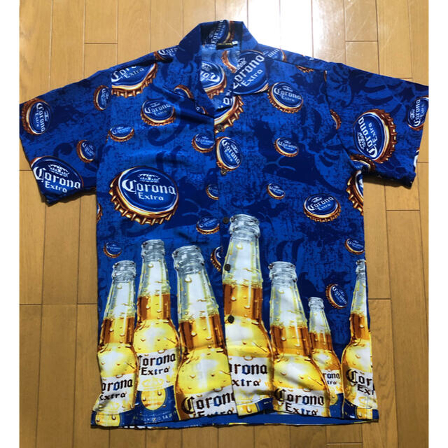 コロナ(コロナ)の極美品!!レア!!ハンドメイド コロナビール シャツ XL メンズのトップス(シャツ)の商品写真