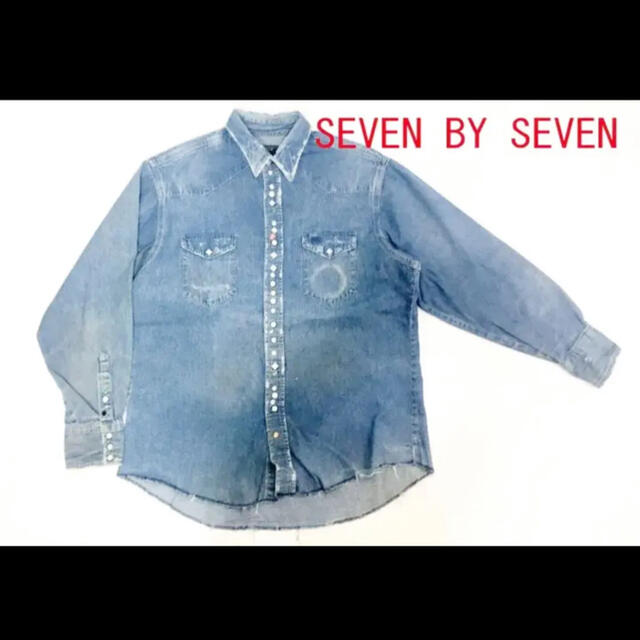 SEVEN BY SEVEN デニムウエスタンシャツ