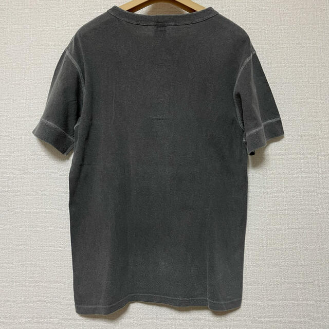 FREAK'S STORE(フリークスストア)のVelva sheen ベルバシーン　ヘンリーネック　半袖Tシャツ　グレー メンズのトップス(Tシャツ/カットソー(半袖/袖なし))の商品写真