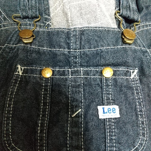 Lee(リー)のLee オーバーオール サイズ90 ジーンズ キッズ/ベビー/マタニティのキッズ服男の子用(90cm~)(パンツ/スパッツ)の商品写真