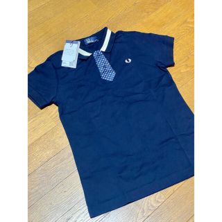 フレッドペリー(FRED PERRY)のフレッドペリー ポロシャツ ネイビー ドット タグ付き 新品未使用 S(ポロシャツ)