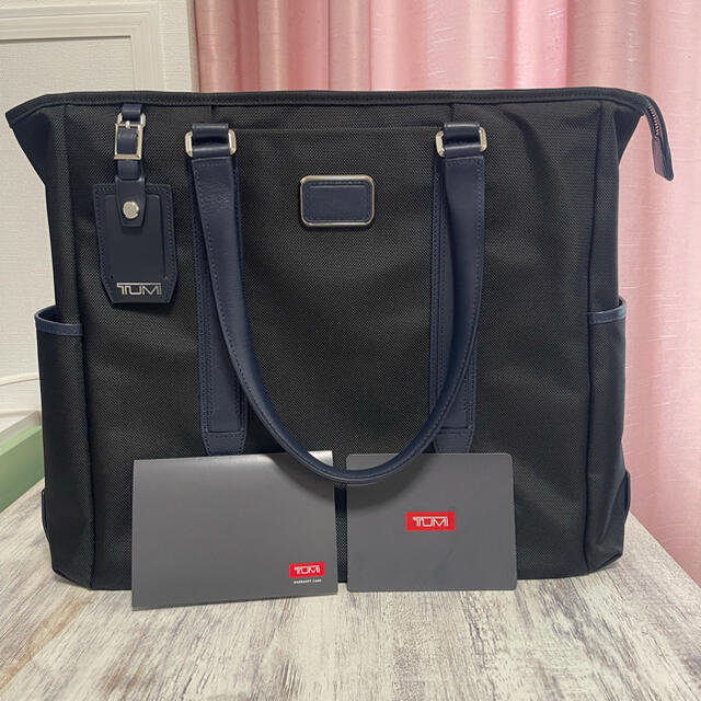 TUMI トートバッグ ビジネスバッグ JARVIS ブラック×ネイビー 超格安