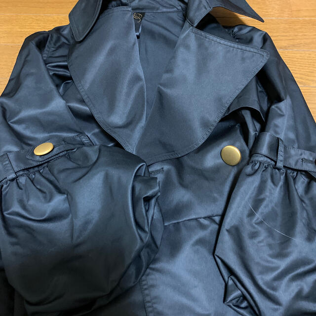 薄手トレンチコート　黒 メンズのジャケット/アウター(トレンチコート)の商品写真