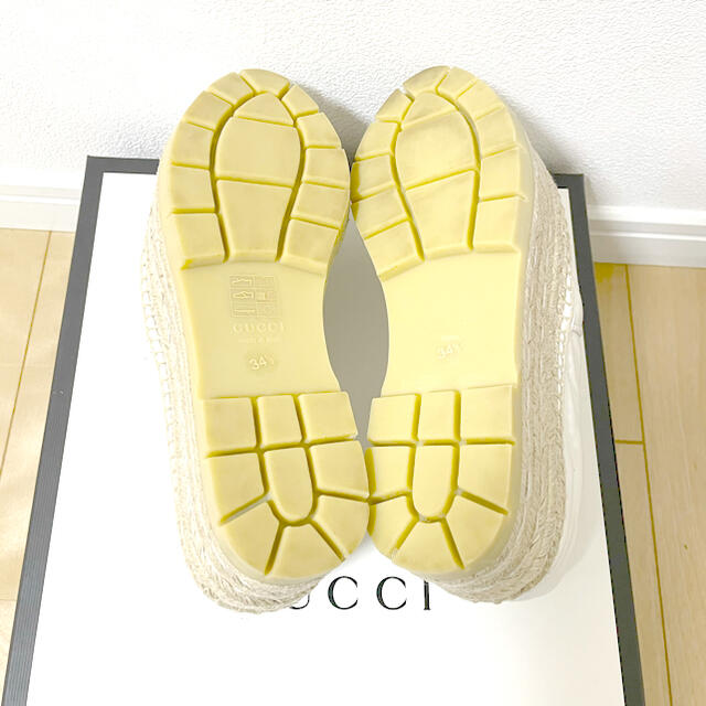 未使用 GUCCI 厚底 エスパドリーユ スニーカー スペシャルオファ 18130
