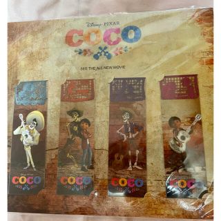 ディズニー(Disney)のディズニー　COCO しおり　リメンバー・ミー　非売品(しおり/ステッカー)