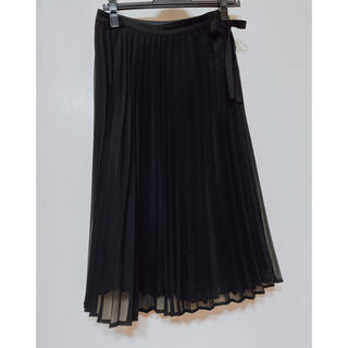 ストロベリーフィールズ(STRAWBERRY-FIELDS)の未使用✧︎STRAWBERRY FIELDS 黒シフォンプリーツスカート(ロングスカート)