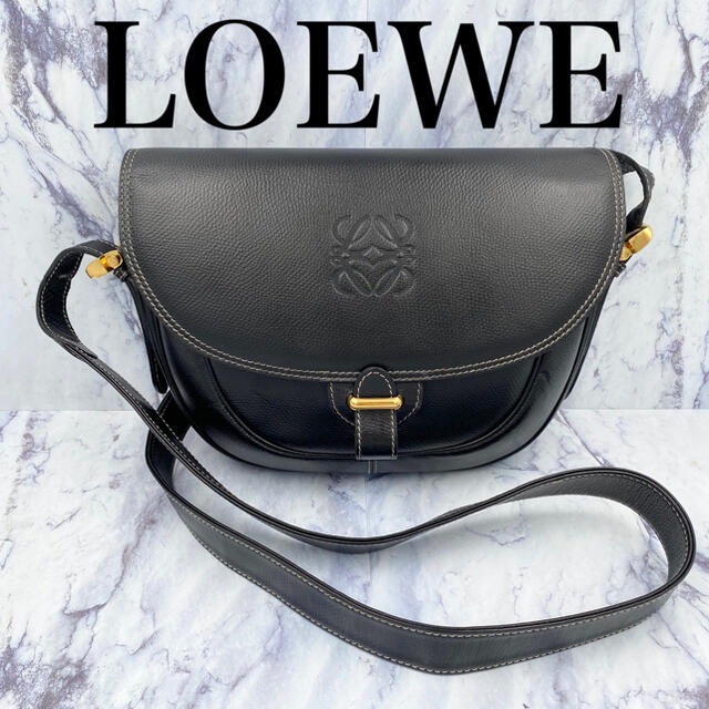 loewe ロエベ　カーフレザー　ショルダーバッグ　オールドロエベオールドグッチ