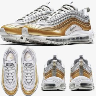 ナイキ(NIKE)の【ちびぼし様専用】NIKE AIR MAX 97 SILVER GOLD(スニーカー)