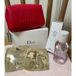 ディオール(Dior)の週末SALE♪DIOR★ポーチ&ハンドジェル&ハンドクリームサンプル★SET(ポーチ)