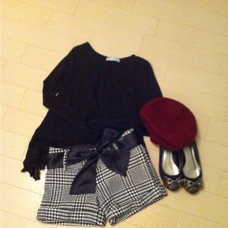 デイジー(Daisy)のDaisy千鳥格子ショーパンコーデ(ショートパンツ)