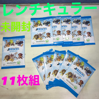 【未開封】ドリームワークス　ヒーローズ　アクションカード　11枚