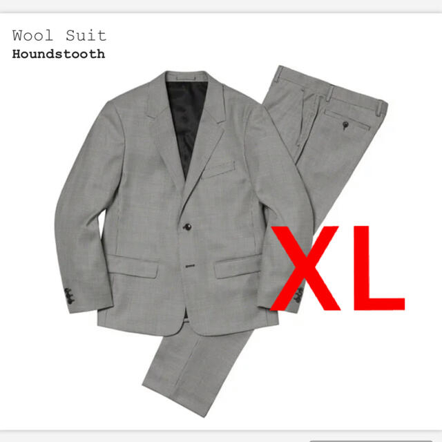 Supreme 2021ss Wool Suit Houndstooth XL