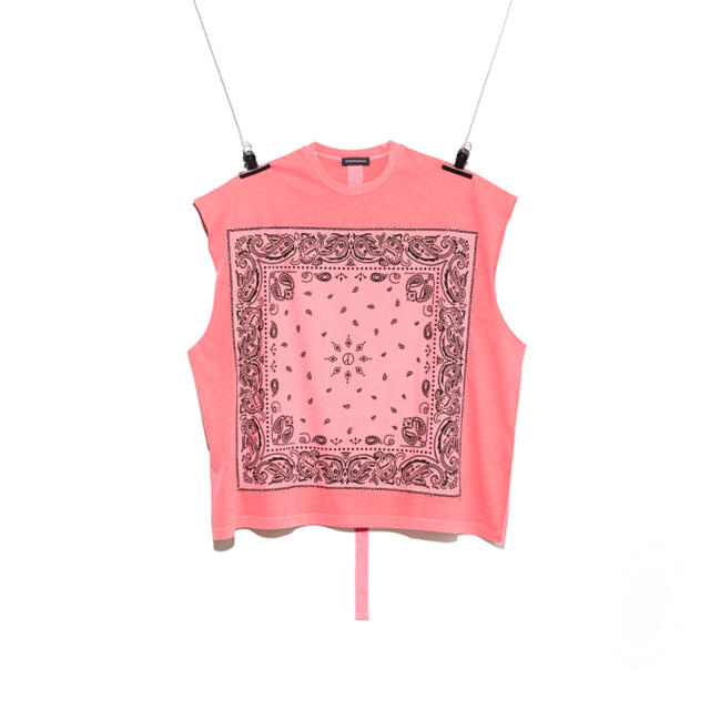 PMO BANDANA SLEEVELESS #1 PINK ピースマイナスワン