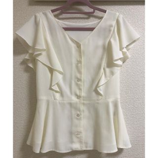 プロポーションボディドレッシング(PROPORTION BODY DRESSING)のPROPORTION BODY DRESSING  ブラウス　フリル　リボン(シャツ/ブラウス(半袖/袖なし))