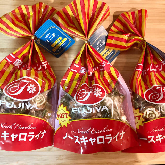 不二家(フジヤ)の不二家☆ ノースキャロライナ　3袋 食品/飲料/酒の食品(菓子/デザート)の商品写真