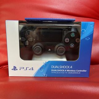 プレイステーション4(PlayStation4)のPS4 DUALSHOCK コントローラー  ブラック 新品未開封 送料無料(家庭用ゲーム機本体)