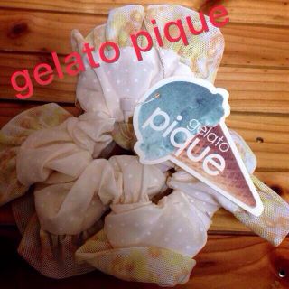 ジェラートピケ(gelato pique)のシュシュとポーチ(ヘアゴム/シュシュ)