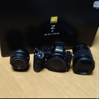 ニコン(Nikon)の【美品】Nikon Z 6 24-70+FTZ マウントアダプターキット(ミラーレス一眼)