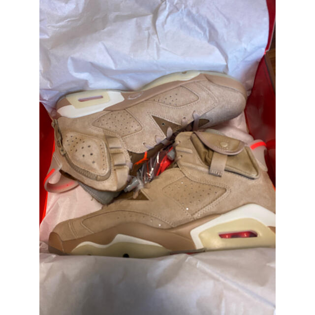 日本最大のブランド NIKE Travis jordan6 トラヴィス air jordan スニーカー Nike ナイキ メンズ スニーカー サイズ US_10.5(28.5cm) Wolf Grey Pink Salt