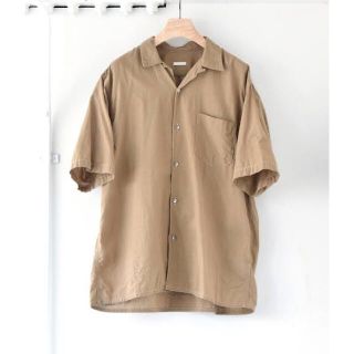 COMOLI - COMOLI / コモリ ベタシャン オープンカラーシャツ 半袖 20ss ...