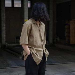 comoli  ベタシャン オープンカラーシャツ　20SS