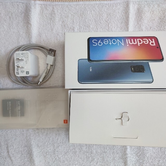 美品」Redmi note 9s オーロラブルー 64GB シムフリー 国内版 美品」Redmi note 9s オーロラブルー 64GB シムフリー 国内版