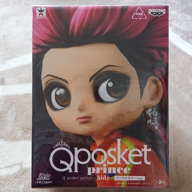 BANPRESTO(バンプレスト)のhide　フィギュア　Qposket　第1弾　初期　ヒデ　キューポスケット エンタメ/ホビーのタレントグッズ(ミュージシャン)の商品写真