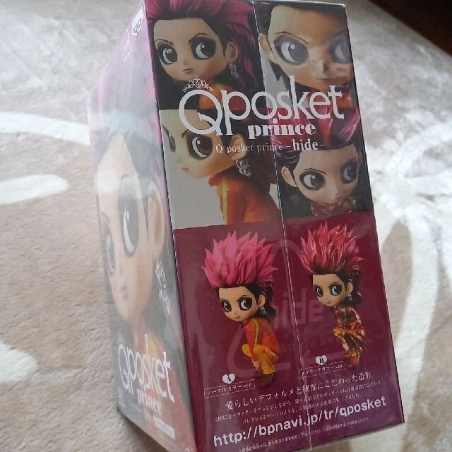 BANPRESTO(バンプレスト)のhide　フィギュア　Qposket　第1弾　初期　ヒデ　キューポスケット エンタメ/ホビーのタレントグッズ(ミュージシャン)の商品写真