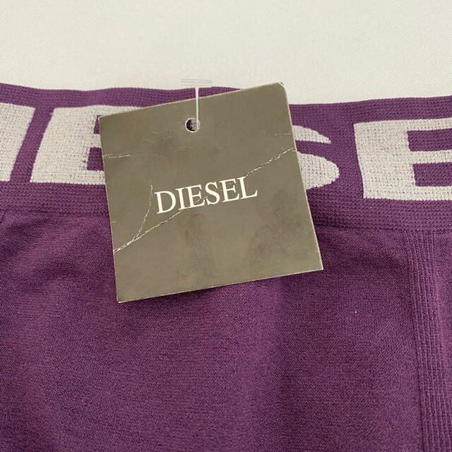 DIESEL(ディーゼル)の未使用 ディーゼル DIESEL パープル 紫 ロゴ ボクサーパンツ メンズのアンダーウェア(ボクサーパンツ)の商品写真