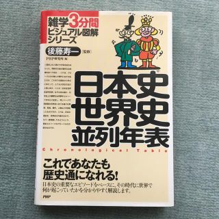 日本史世界史並列年表 これであなたも歴史通になれる！(語学/参考書)