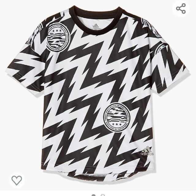 adidas(アディダス)の【新品】【サイズ：140】adidasキッズTシャツ(白) キッズ/ベビー/マタニティのキッズ服男の子用(90cm~)(Tシャツ/カットソー)の商品写真