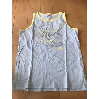 アディダス(adidas)のアディダス　タンクトップ　水色(Tシャツ/カットソー)