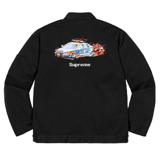 supreme Cop Car Embroidered Work Jacket