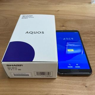 アクオス(AQUOS)のAQUOS sense3 SH-M12 ブラック 本体 送料無料(スマートフォン本体)