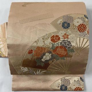 名古屋帯 美品 優品 正絹 【中古】(帯)