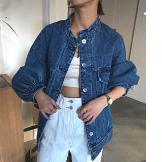 アメリヴィンテージ(Ameri VINTAGE)のAmerivintage OVER PUFF DENIM JACKET 新品(Gジャン/デニムジャケット)