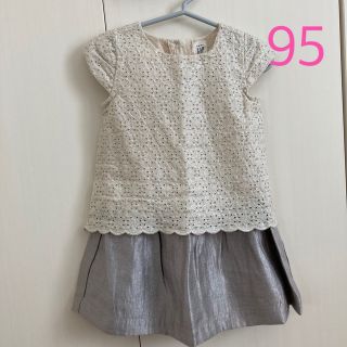 ベビーギャップ(babyGAP)のbaby GAP レースワンピース　2years(ワンピース)