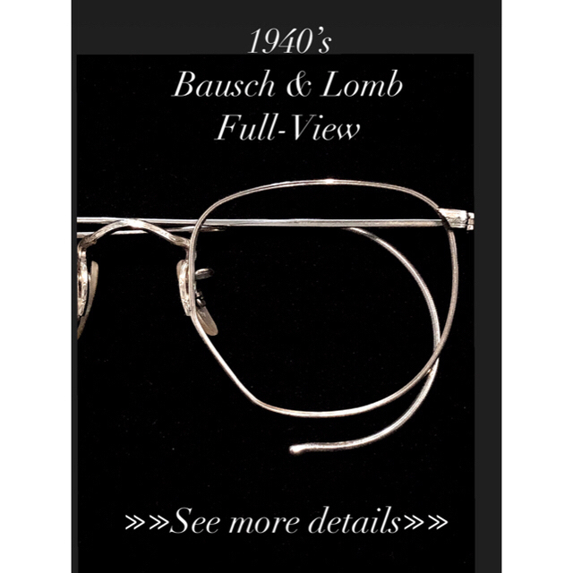 【1940’s】Bausch&Lomb 12kgf