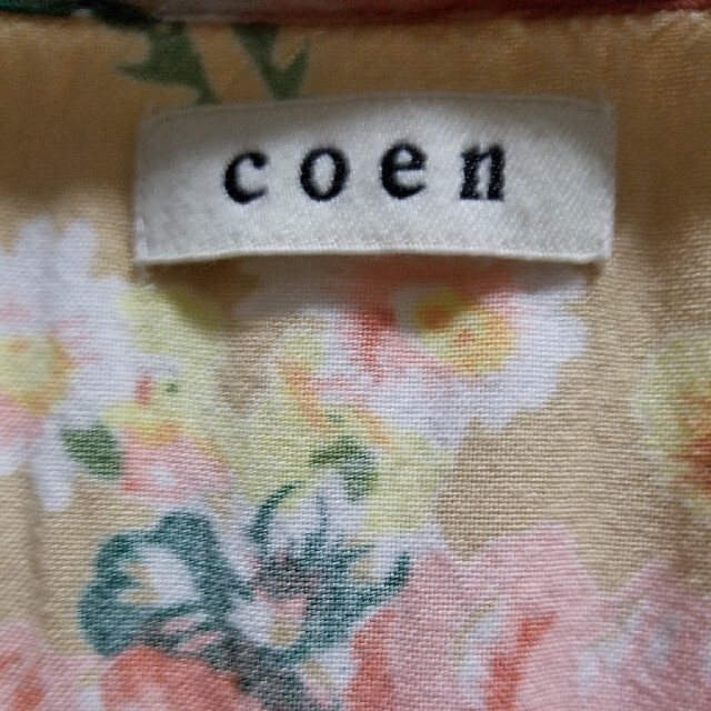coen(コーエン)のcoen 春チュニック🌸花柄　両脇ポケットあり レディースのトップス(チュニック)の商品写真