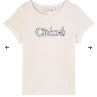 クロエ(Chloe)のChloe ロゴTシャツ　新品　正規品　キッズ　大人M(Tシャツ(半袖/袖なし))