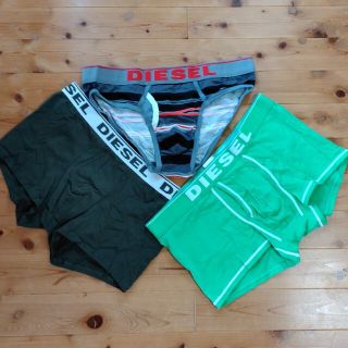 ディーゼル(DIESEL)のディーゼル パンツ メンズ DIESEL 3枚 コットンストレッチ(ボクサーパンツ)