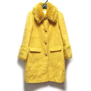 ケイトスペード(kate spade new york) コート(イエロー/黄色系)の