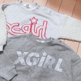 エックスガールステージス(X-girl Stages)のX-girl  トレーナー(Tシャツ/カットソー)